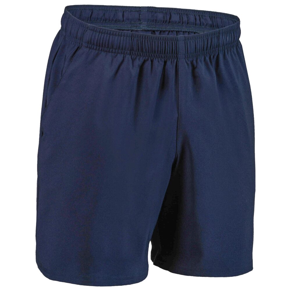 Buy Domyos Men Gym Shorts Polyester FST 100 Navy Blue › Sprintedge