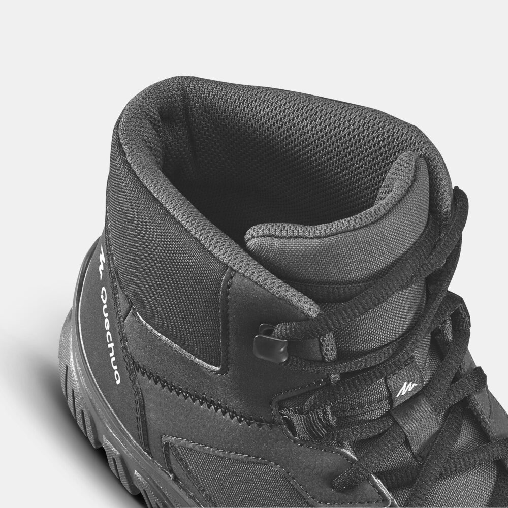 Men Hiking Shoes - NH100 Mid - Carbon Grey